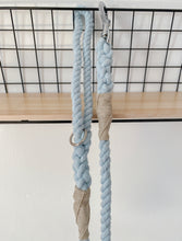 Load image into Gallery viewer, 10mm Pastel Sky Blue Clip Rope Lead
