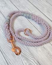 Load image into Gallery viewer, 10mm Lilac Clip Rope Lead
