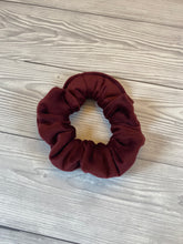 Load image into Gallery viewer, Burgundy Luxe Velvet Scrunchie
