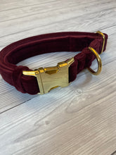 Load image into Gallery viewer, Burgundy Luxe Velvet Collar
