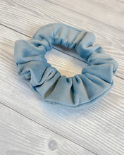 Load image into Gallery viewer, Cerulean Luxe Velvet Scrunchie
