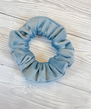 Load image into Gallery viewer, Cerulean Luxe Velvet Scrunchie
