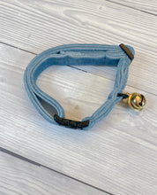 Load image into Gallery viewer, Cerulean Luxe velvet cat collar
